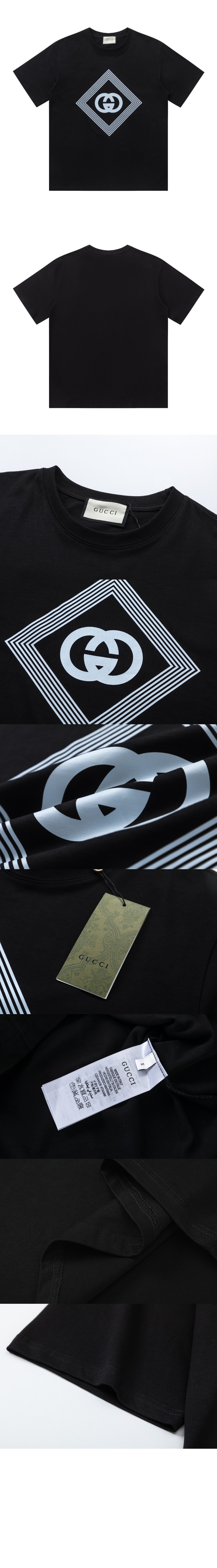 구찌 로고 프린트 반팔