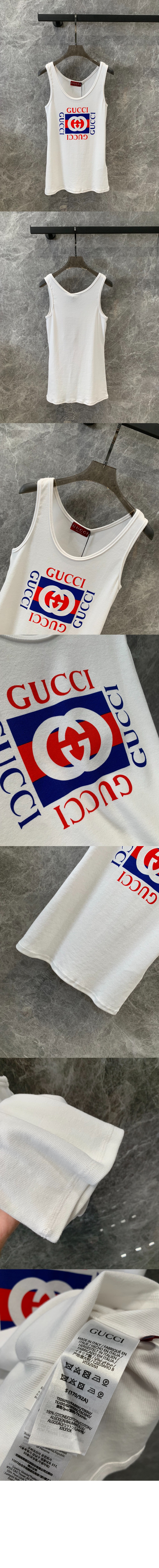 구찌 로고 프린트 반팔