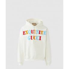 구찌 로고 후드 긴팔