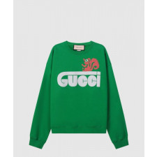 구찌 플라워 코튼 톱