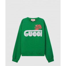 구찌 플라워 코튼 톱