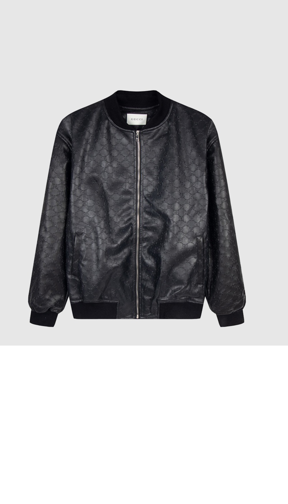 구찌 로고 프린트 재킷