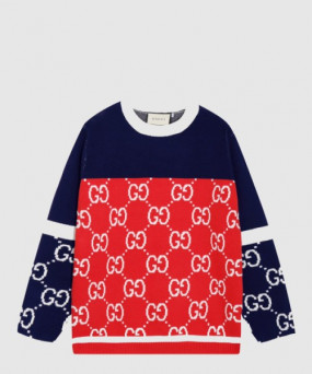 구찌 니트 프린트 톱