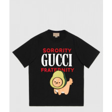 구찌 프린트 니트 톱