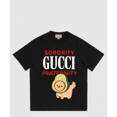 구찌 프린트 니트 톱