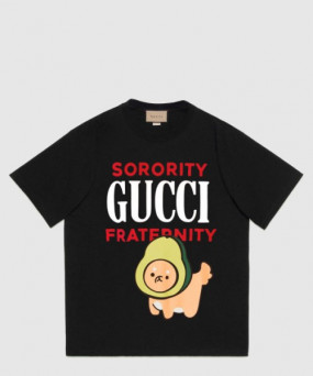 구찌 프린트 니트 톱