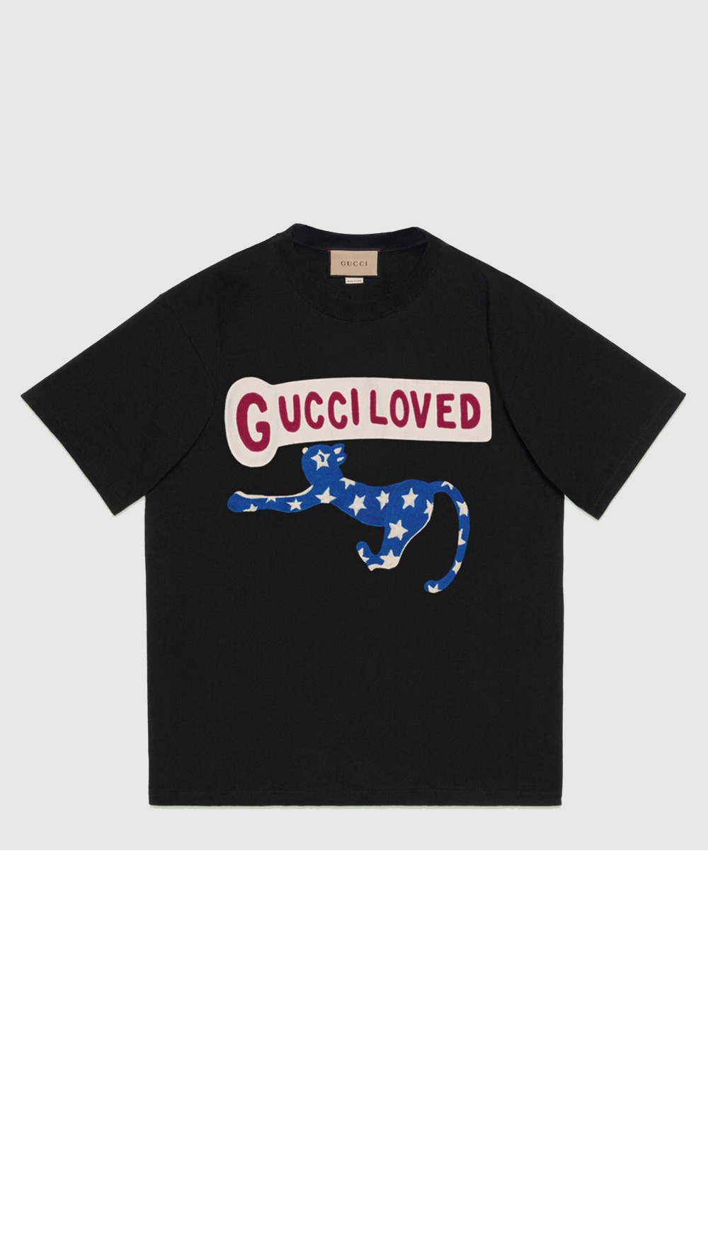 구찌 플라워 코튼 톱