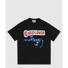 구찌 플라워 코튼 톱