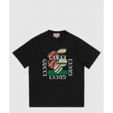 구찌 플라워 코튼 톱