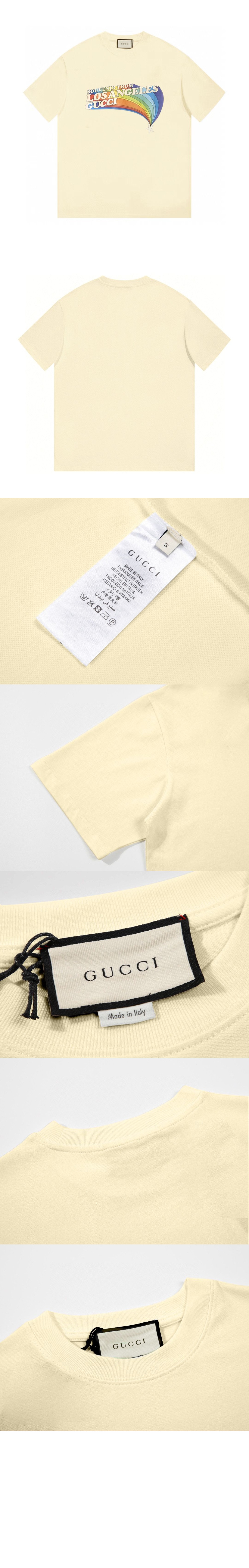 구찌 플라워 코튼 톱