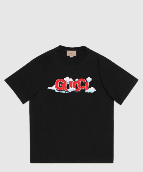 구찌 로고 프린트 반팔