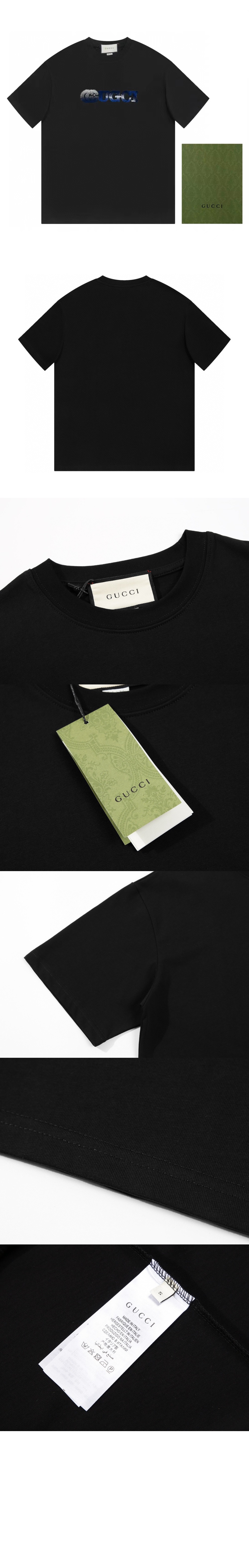 구찌 로고 프린트 반팔