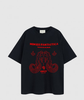 구찌 로고 프린트 반팔