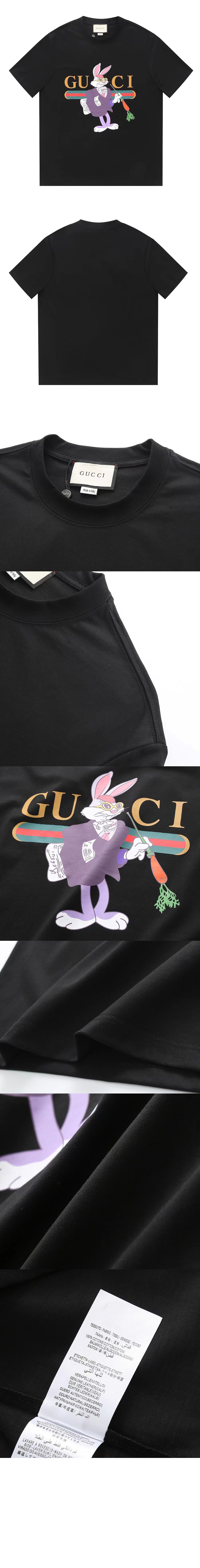 구찌 플라워 코튼 톱