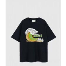 구찌 플라워 코튼 톱