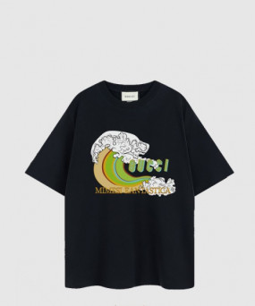 구찌 플라워 코튼 톱