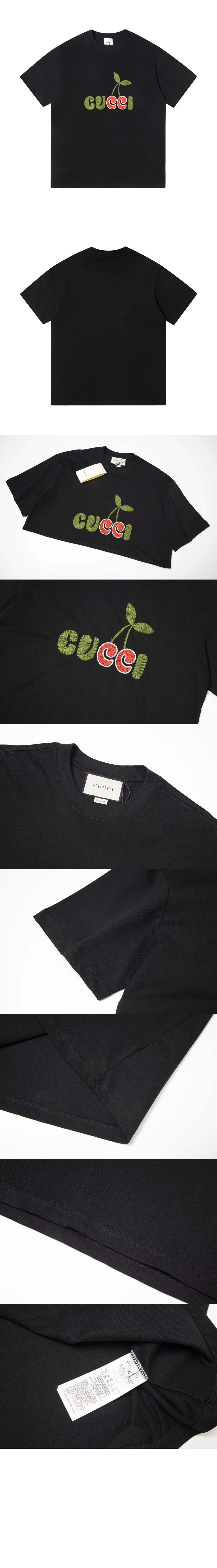 구찌 로고 프린트 반팔