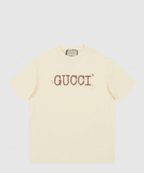 구찌 로고 프린트 반팔