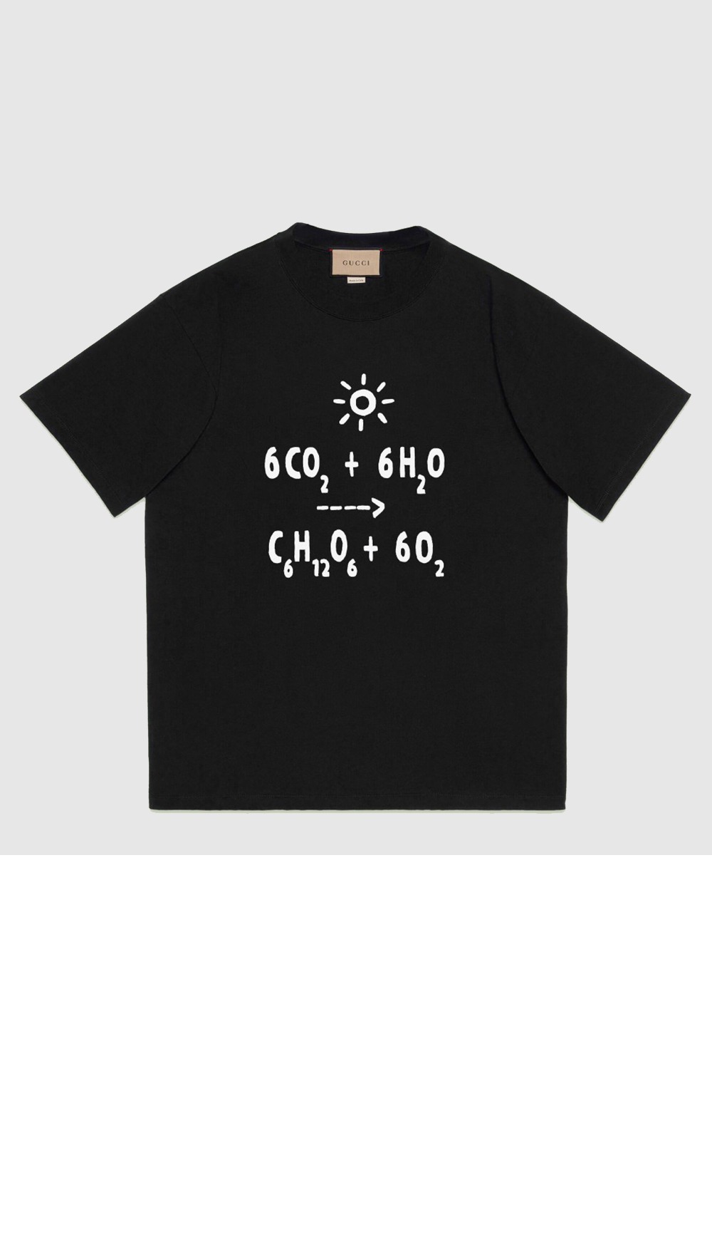 구찌 로고 프린트 반팔