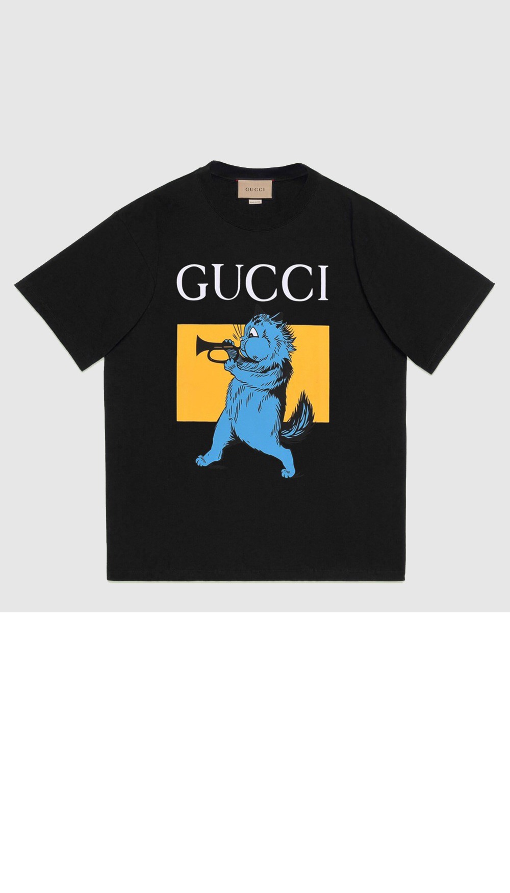 구찌 플라워 코튼 톱