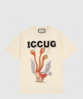 구찌 플라워 코튼 톱