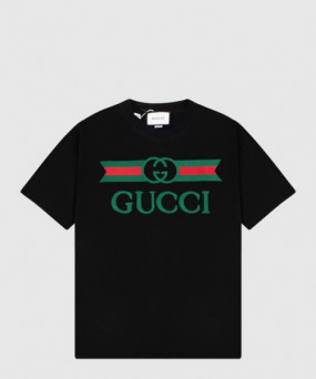 구찌 로고 프린트 반팔