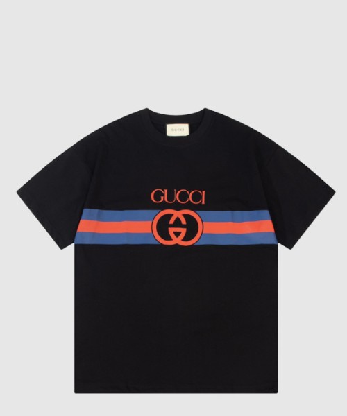 구찌 로고 프린트 반팔