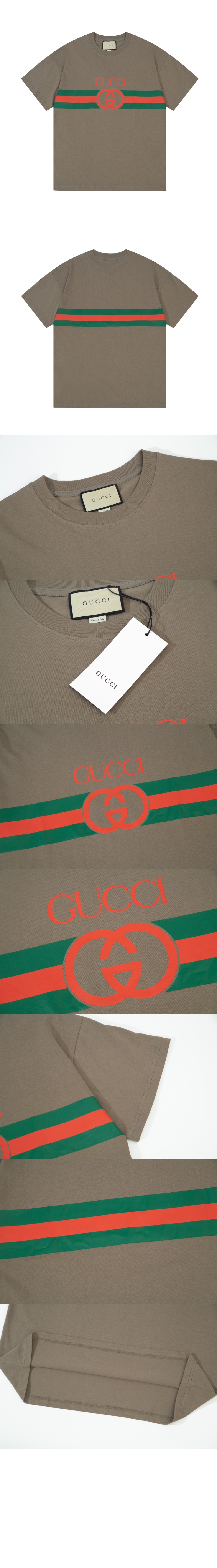 구찌 로고 프린트 반팔