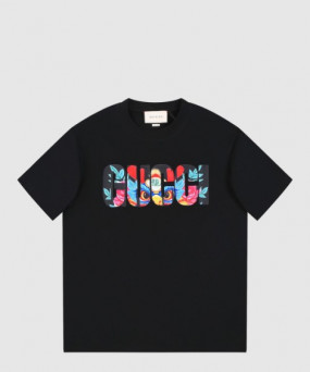 구찌 로고 프린트 반팔