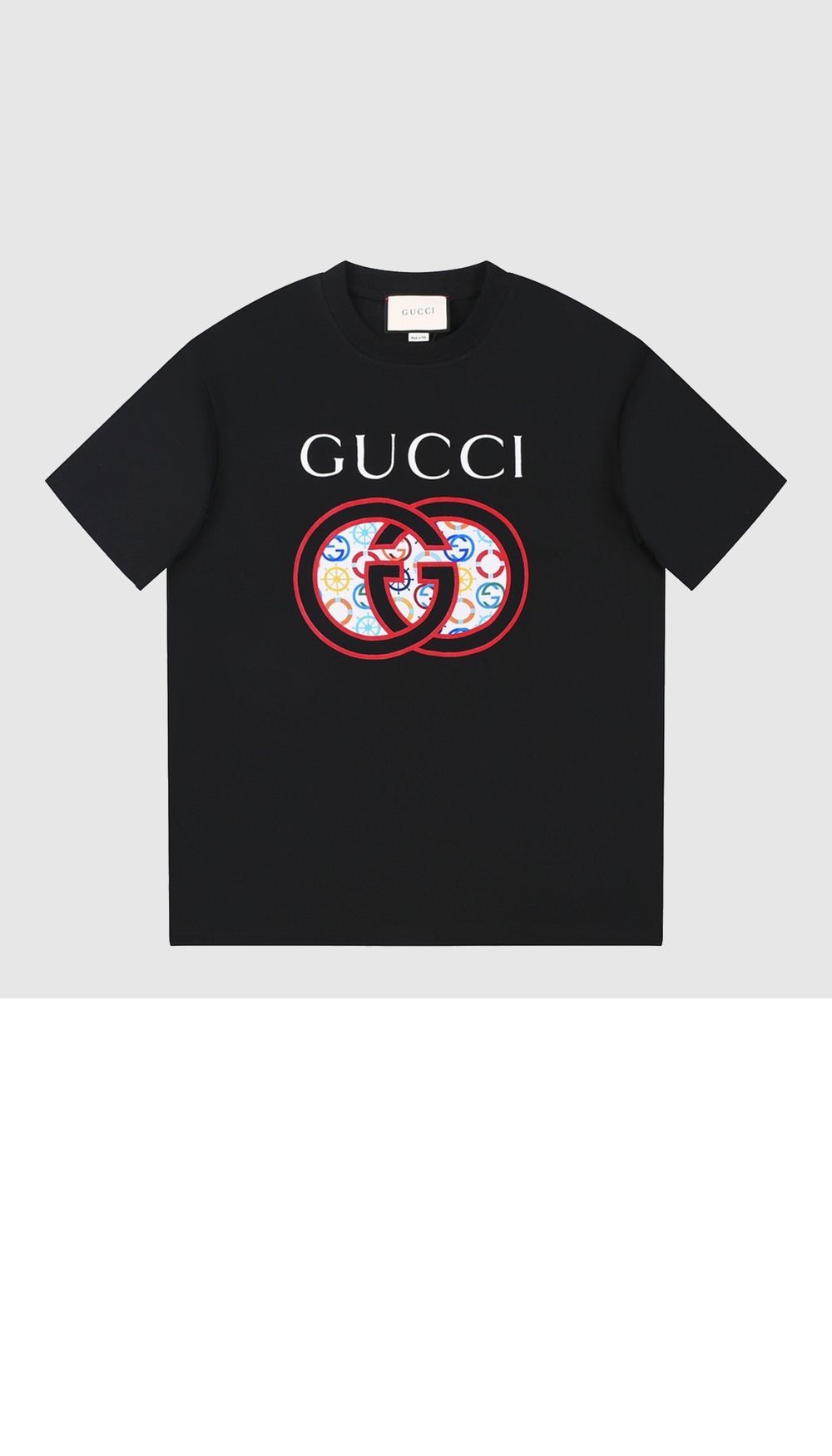 구찌 로고 프린트 반팔