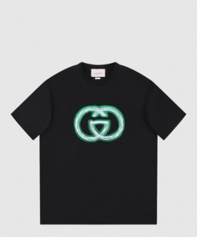 구찌 로고 프린트 반팔