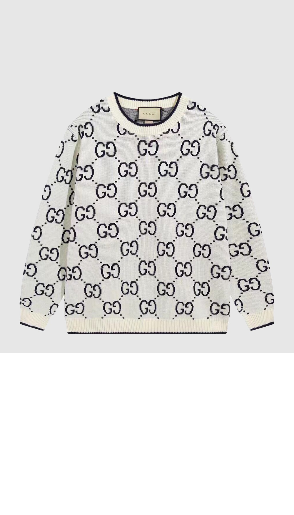 구찌 플라워 코튼 톱