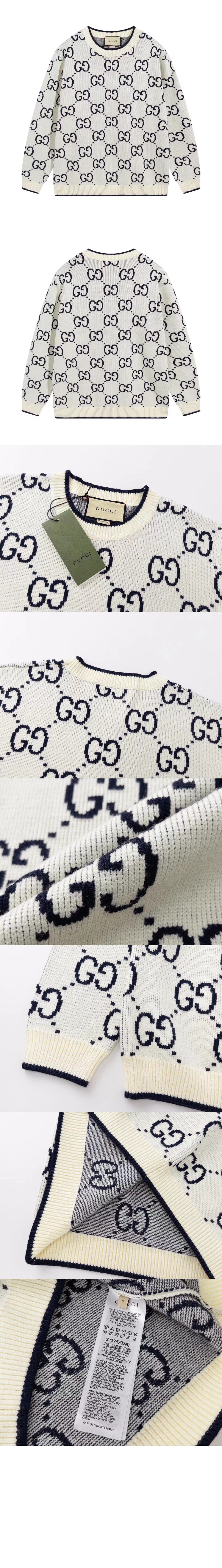 구찌 플라워 코튼 톱