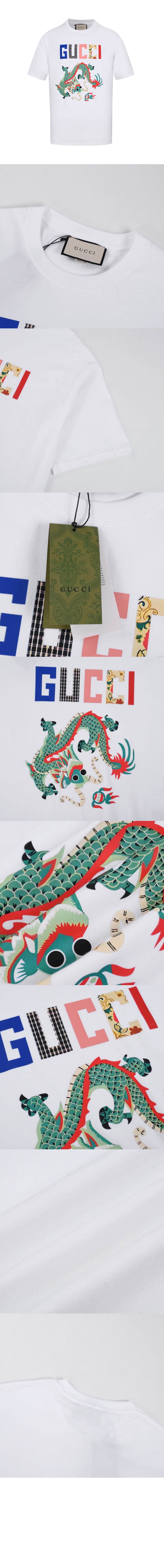 구찌 플라워 코튼 톱