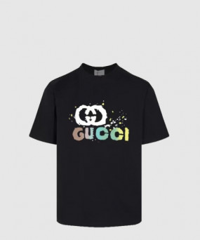 구찌 로고 프린트 반팔