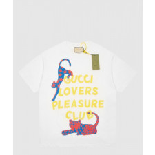 구찌 프린트 면 티셔츠