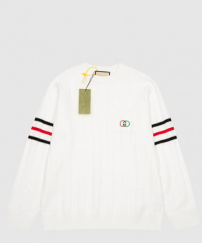 구찌 면 티셔츠