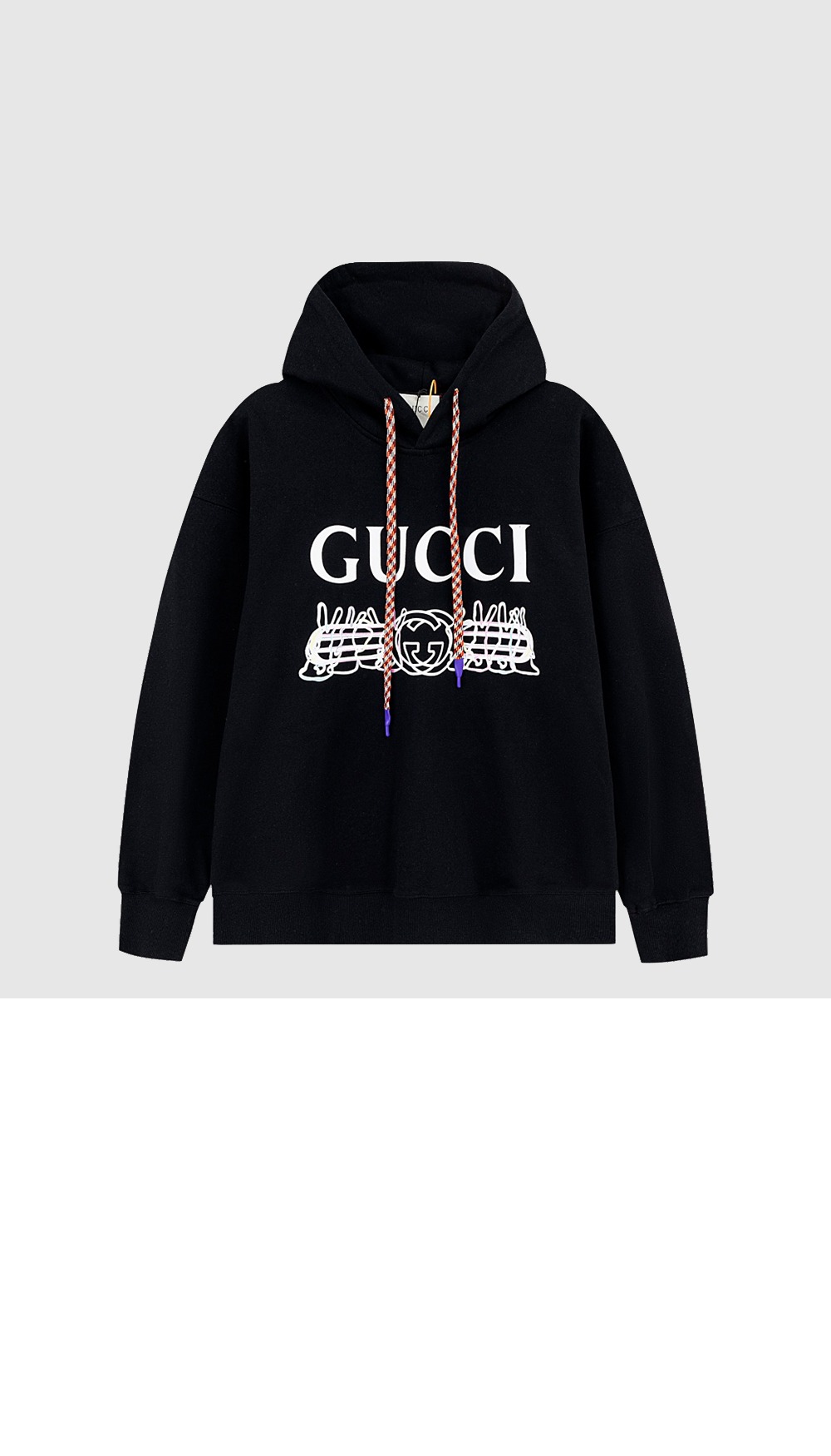 구찌 프린트 면 티셔츠