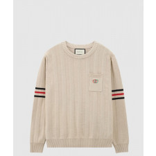 구찌 로고 니트 톱