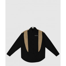 구찌 면 티셔츠