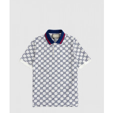 구찌 면 폴로 셔츠