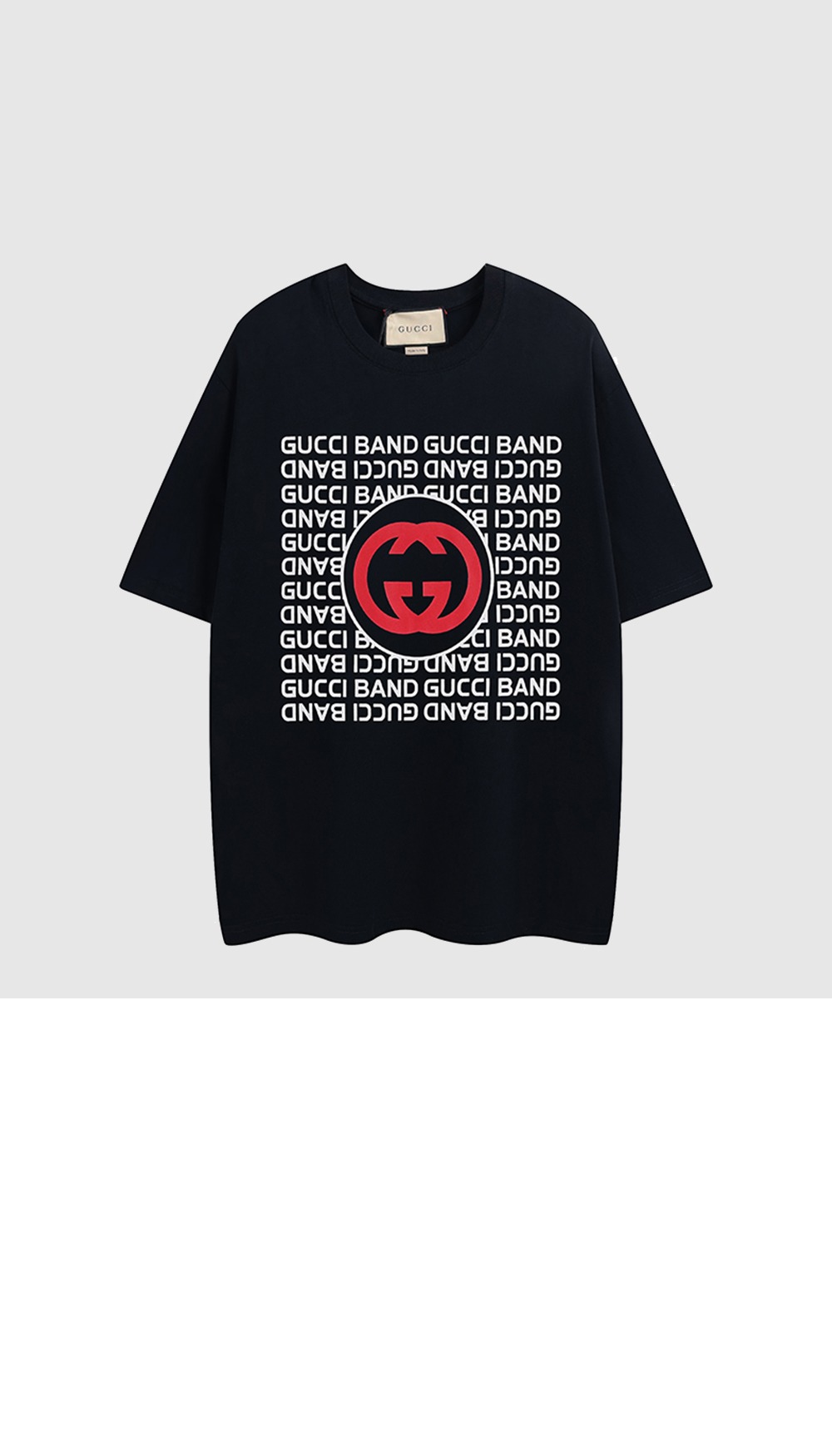 구찌 프린트 면 티셔츠