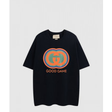 구찌 플라워 코튼 톱