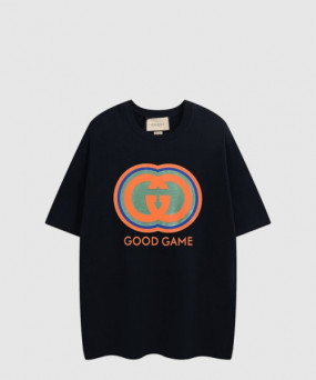 구찌 플라워 코튼 톱