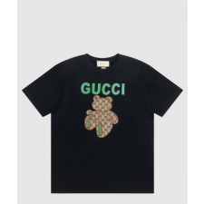 구찌 프린트 면 티셔츠