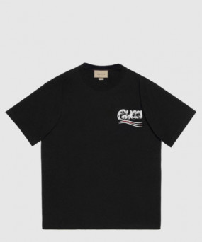 구찌 로고 프린트 반팔