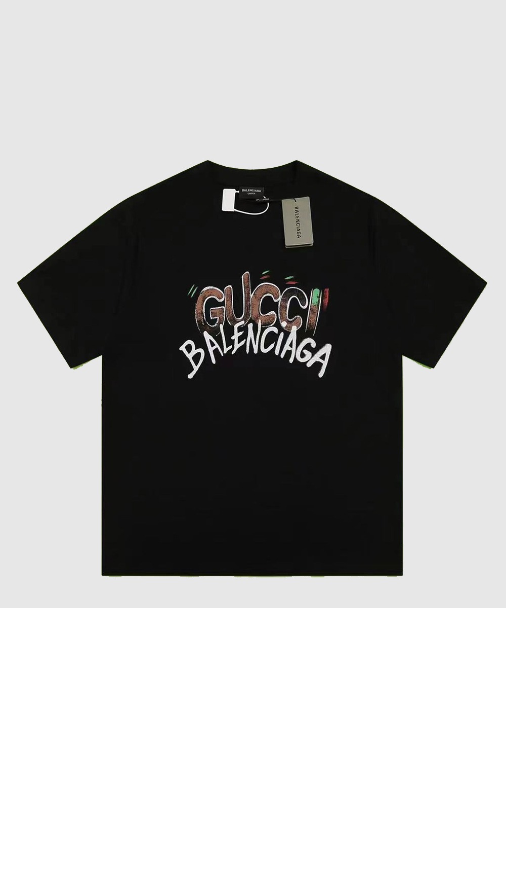 구찌 프린트 면 티셔츠