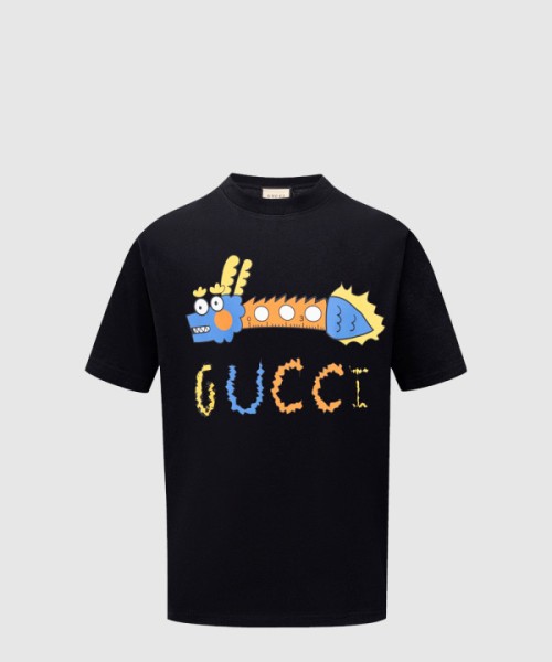 구찌 로고 프린트 반팔