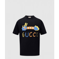 구찌 로고 프린트 반팔