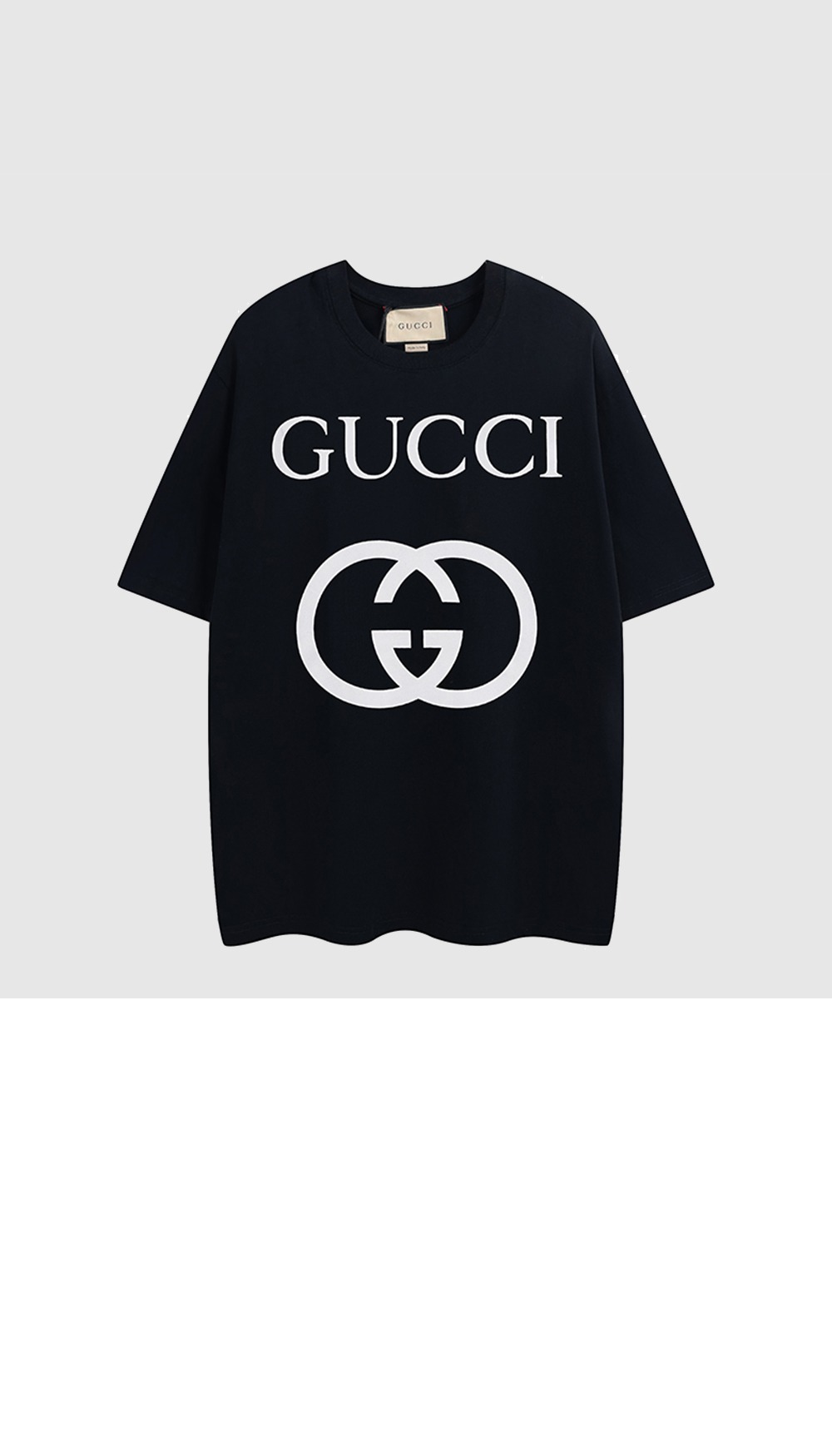 구찌 로고 프린트 반팔